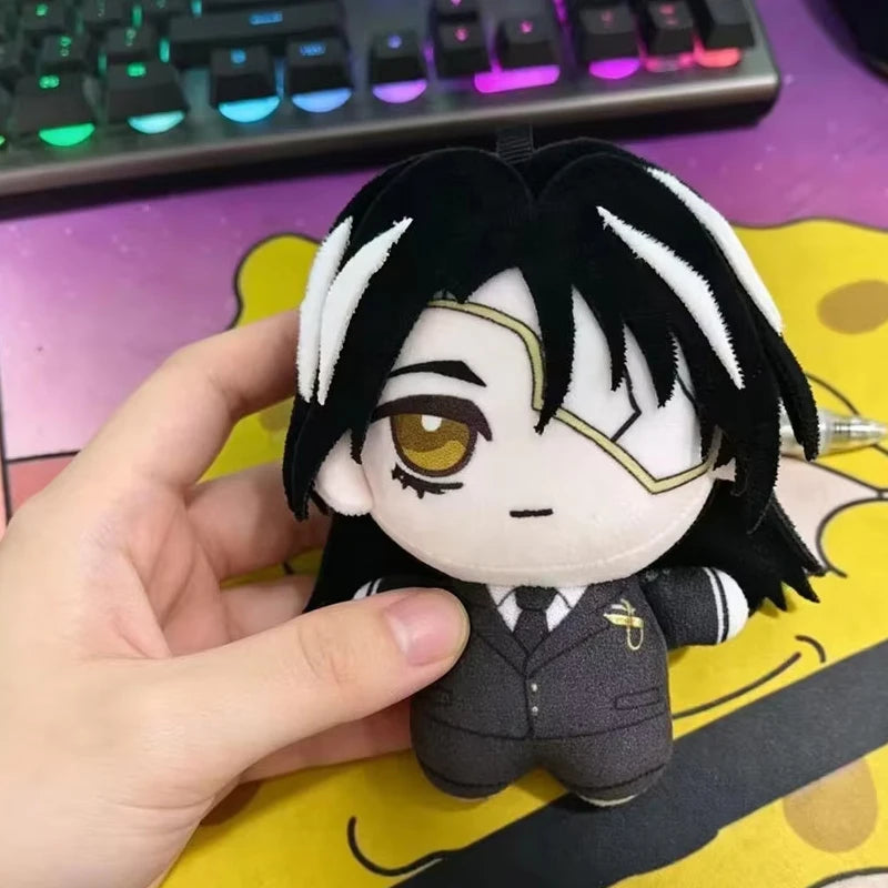 New Charater Printed Rien Plusie Doll 10cm Plush Ornament Toys Game Limbus Company Rien Stuffed Doll Pendant Birthday XMAS Gift